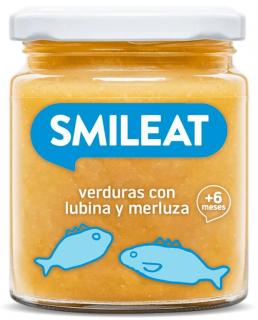 Piure de legume cu merluciu, biban si ulei masline, +6 luni Smileat