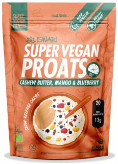 Proats Super Vegan BIO cu afine, mango si crema de caju Iswari