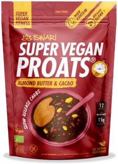 Proats Super Vegan BIO cu unt de migdale si cacao(format mediu) Iswari