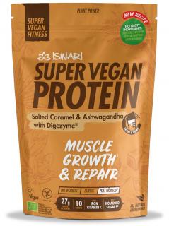 Proteina Super Vegan BIO(dupa efort) ashwagandha si caramel Iswari