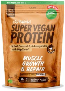 Proteina Super Vegan BIO(dupa efort) caramel sarat(format mediu) Iswari
