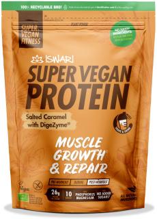 Proteina Super Vegan BIO(dupa efort) caramel sarat Iswari