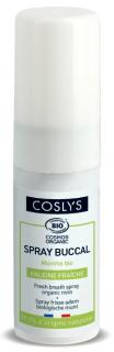 Spray de gura BIO respiratie proaspata indelungata, cu menta Coslys