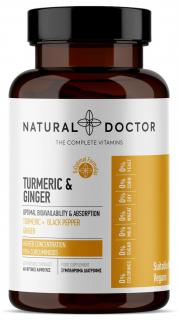 TURMERIC  GINGER antiinflamator si antioxidant natural Natural Doctor