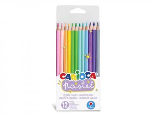 Ambalaj deteriorat Creioane colorate CARIOCA Pastel 12 set