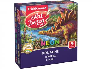 Ambalaj deteriorat Guasa Neon cu protectie UV ArtBerry 20ml 9 set EK
