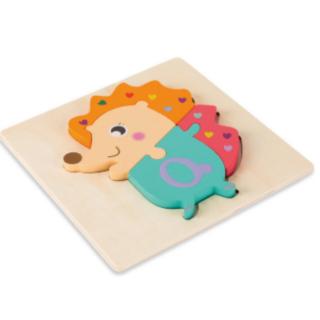 Arici  - Puzzle incastru din lemn