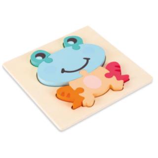 Broscuta - Puzzle incastru din lemn