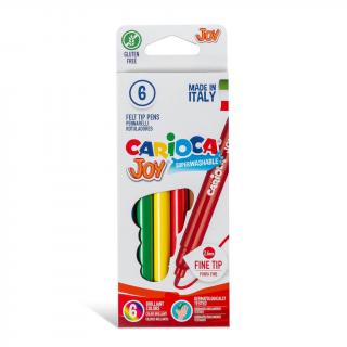 Carioca Joy - super lavabila, varf subtire Set 6 culori diferite