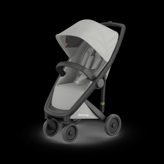 Carucior, Greentom, Classic Upp, 100% Ecologic, Black Grey