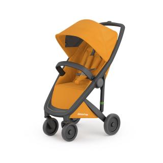 Carucior, Greentom, Classic Upp, 100% Ecologic, Black Sunflower