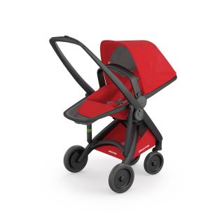 Carucior, Greentom, Reversible, 100% Ecologic, Black Red