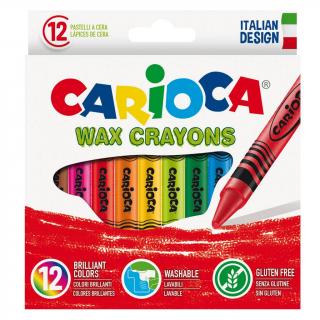 Creioane cerate 12 buc   set - Carioca