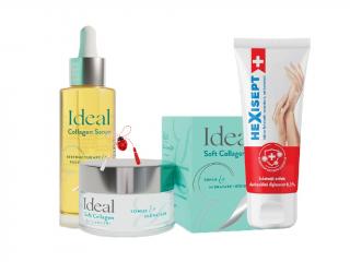 Crema de zi + apa micelara + lotiune hidratanta reparatoare antibacteriana