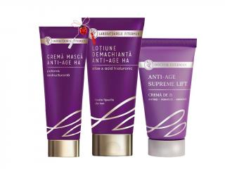 Crema masca 75ml + lotiune demachianta 150 + crema de zi 50 ml