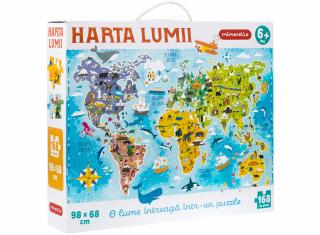 Harta lumii, Joc Puzzle Educativ
