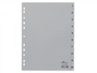 Index plastic A4 1-10 Durable