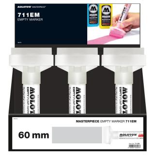 Marker gol reincarcabil Molotow 711EM 60mm Display L-XL 6 buc