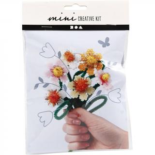 Mini kit creativ - buchet de flori