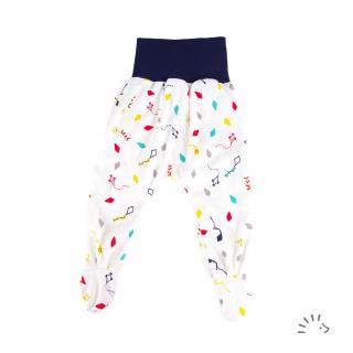 Pantaloni Rompers din bumbac organic- Kites