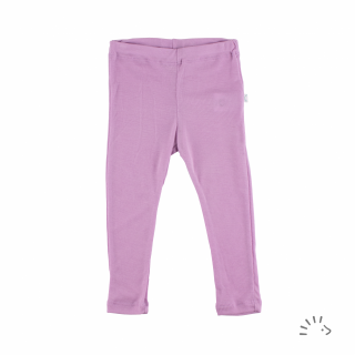 Pantaloni subtiri din lana merinos si matase- Lilac