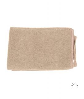 Patura bebe din lana merino fleece I Beige Melange