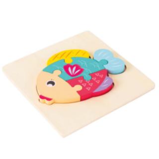 Peste - Puzzle incastru din lemn
