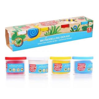 Plastilina ArtBerry Bio cu Aloe Vera, 4x35g