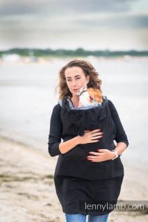 Protectie universala impermeabila babywearing- LennyLamb - Negru