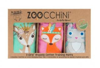Set 3 Chilotei Antrenament, Zoocchini, Fetita, 3-4 ani, 100% Bumbac Organic, Princess
