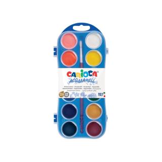 Set acuarele cu 12 culori pentru pictat