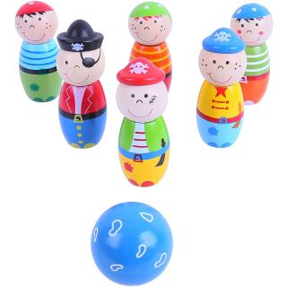 Set popice din lemn - Pirati