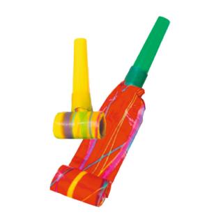 Suflatoare hartie diverse culori combinate, set 6 bucati
