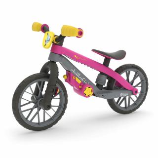 Bicicleta de echilibru, Chillafish, BMXie Moto, 3.8 Kg, 12 inch, Pentru 2 - 5 ani, Pink