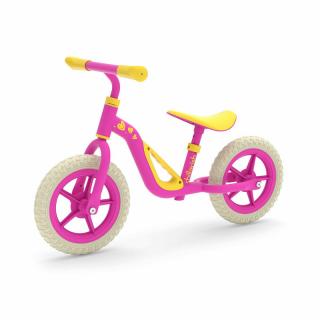 Bicicleta de echilibru, Chillafish, Charlie, Usoara, 2.5 Kg, 10 inch, 18-48 luni, Pink