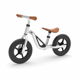 Bicicleta de echilibru, Chillafish, Charlie, Usoara, 2.5 Kg, 10 inch, 18 - 48 luni, Silver