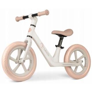 Bicicleta fara pedale pentru copii, roti EVA, Light Flee Nukido - Bej