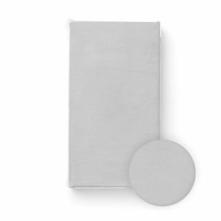 Cearceaf cu elastic, Bocioland, Pentru patut, Din 100% bumbac jersey, 120x60 cm, Grey