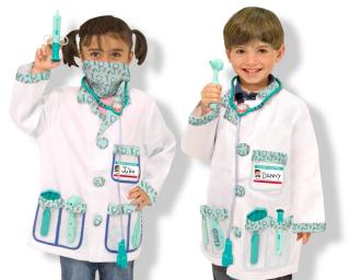 Costum carnaval copii Medic (3-7 ani)