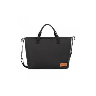 Geanta pentru mamici, PetiteMars, Impermeabila, Cu 4 compartimente, 45 x 30 x 12 cm, Negru
