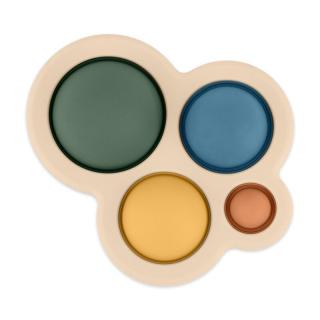 Jucarie senzoriala, PetiteMars, Chill out, Din silicon, 11 cm, 6 luni+, Verde