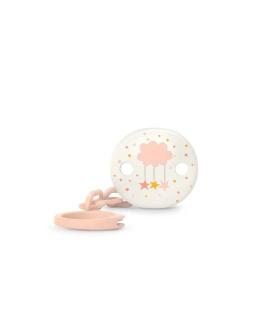 Lantisor suzeta cu clips piersica Dreams