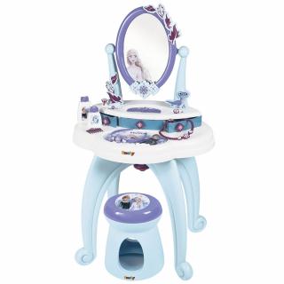 Masuta de machiaj Frozen Hairdresser 2 in 1 - Smoby