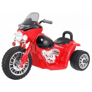 Motocicleta electrica CHOPPER JT568, roti si scaun din plastic, 79x46x54, putere 20W - Rosu