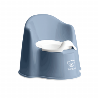 Olita cu protectie spate Potty Chair Deep blue White