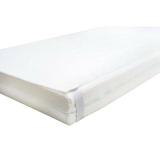 Protectie saltea, Bubaba, Impermeabila, Pentru patut de dimensiunea 120x60 cm, White