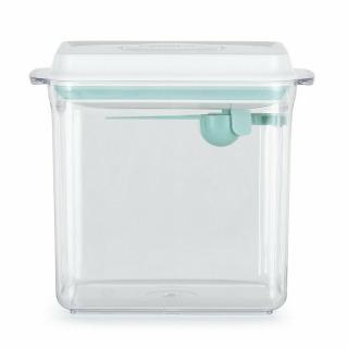 Recipient depozitare lapte praf, 1700 ml, Capac etans, Din plastic, Fara BPA, Turcoaz