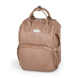 Rucsac pentru mamici, PetiteMars, Jasper, 27 x 41 x 14 cm, Camel Beige