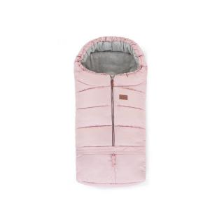 Sac de iarna, PetiteMars, Jibot, Pentru carucior, landou sau scaun auto, 100x48 cm, Impermeabil, Extensibil, 3 in 1, Dusty Pink