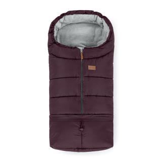 Sac de iarna, PetiteMars, Jibot, Pentru carucior, landou sau scaun auto, 100x48 cm, Impermeabil, Mysterious Plum